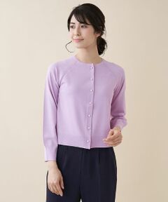 Leilian / レリアン カーディガン・ボレロ | パールボタンニットカーディガン