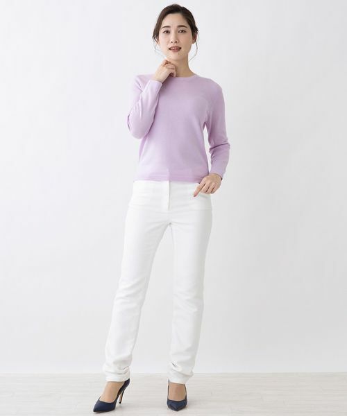 Leilian / レリアン ニット・セーター | ハイゲージニットプルオーバー | 詳細4