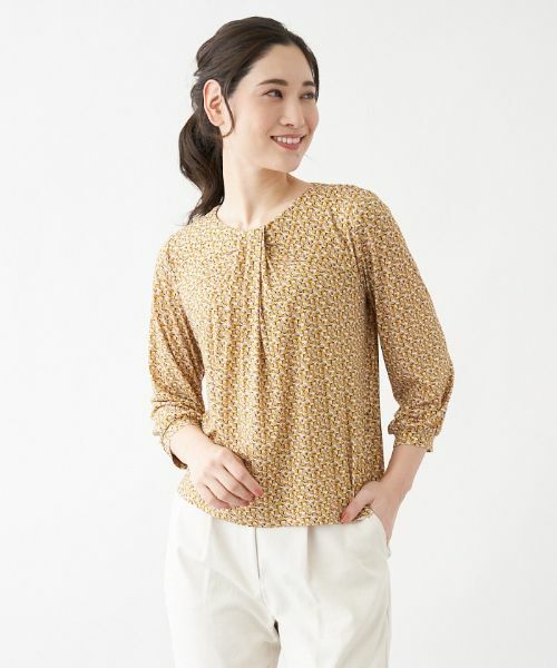 Leilian / レリアン カットソー | ジオメトリック柄７分袖カットソー【ROCHAS Premiere】 | 詳細10