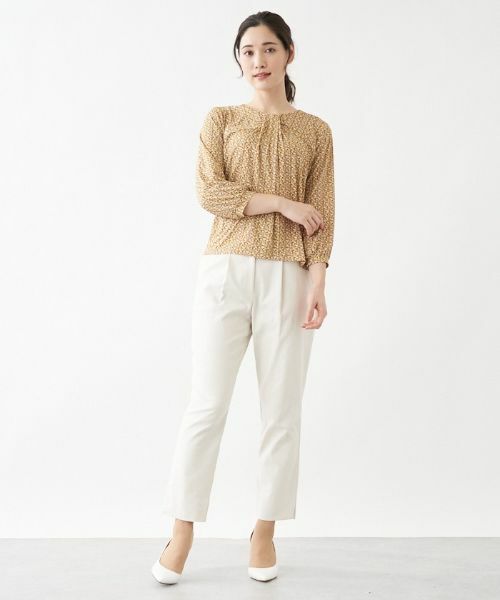 Leilian / レリアン カットソー | ジオメトリック柄７分袖カットソー【ROCHAS Premiere】 | 詳細5