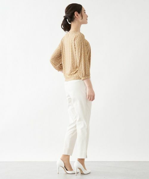 Leilian / レリアン カットソー | ジオメトリック柄７分袖カットソー【ROCHAS Premiere】 | 詳細8