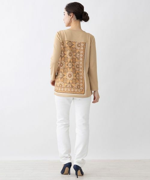 Leilian / レリアン ニット・セーター | 切替えハイゲージニットプルオーバー | 詳細6