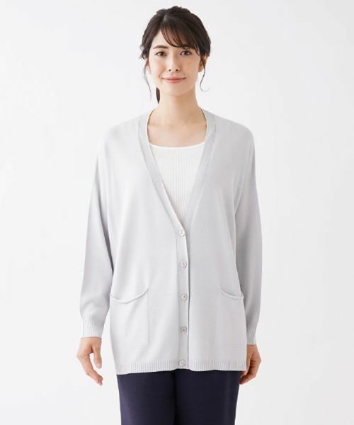 Leilian / レリアン カーディガン・ボレロ | ハイゲージニットカーディガン【LE TRICOT PERUGIA】 | 詳細4