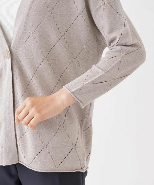 Leilian / レリアン カーディガン・ボレロ | Vネックニットカーディガン【LE TRICOT PERUGIA】 | 詳細8