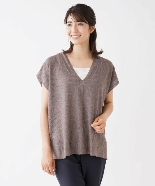 Leilian / レリアン ニット・セーター | Vネックニットプルオーバ【LE TRICOT PERUGIA】 | 詳細1