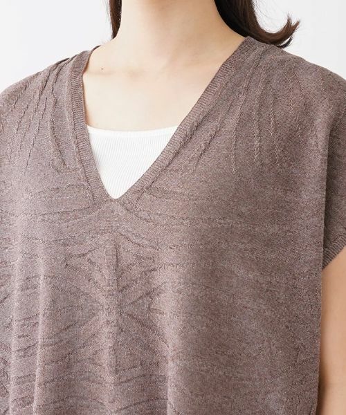Leilian / レリアン ニット・セーター | Vネックニットプルオーバ【LE TRICOT PERUGIA】 | 詳細7