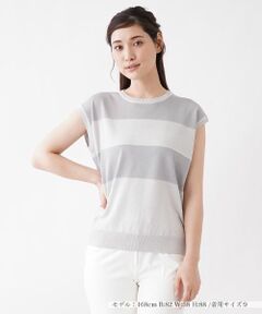 Leilian / レリアン ニット・セーター | フレンチスリーブニット 【ROCHAS Premiere】