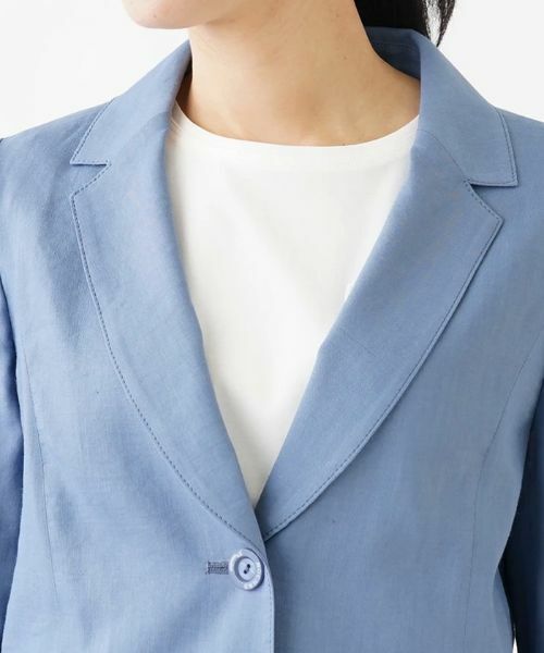 Leilian / レリアン テーラードジャケット | 薄手カラードブレザー【ROCHAS Premiere】 | 詳細7