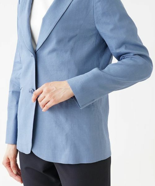 Leilian / レリアン テーラードジャケット | 薄手カラードブレザー【ROCHAS Premiere】 | 詳細8