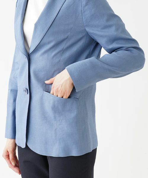 Leilian / レリアン テーラードジャケット | 薄手カラードブレザー【ROCHAS Premiere】 | 詳細9