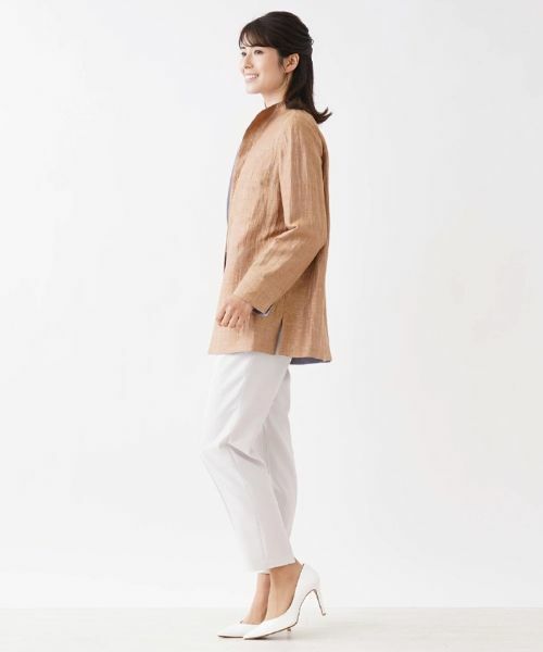 Leilian / レリアン テーラードジャケット | 配色襟ジャケット | 詳細2