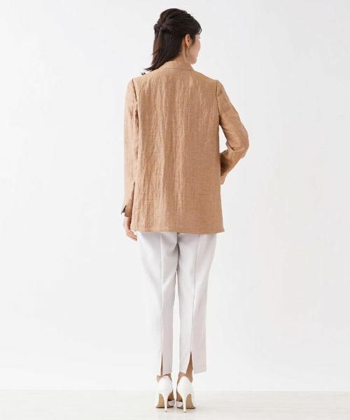 Leilian / レリアン テーラードジャケット | 配色襟ジャケット | 詳細3