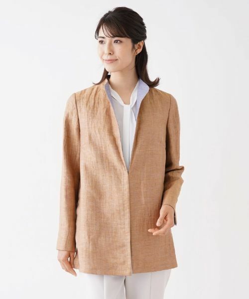 Leilian / レリアン テーラードジャケット | 配色襟ジャケット | 詳細4