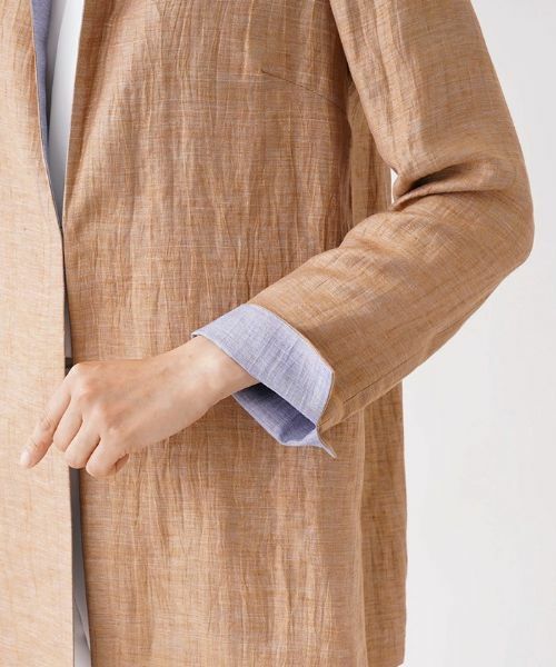 Leilian / レリアン テーラードジャケット | 配色襟ジャケット | 詳細9