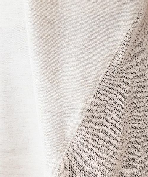 Leilian / レリアン ニット・セーター | 異素材使いドルマンスリーブプルオーバー | 詳細10