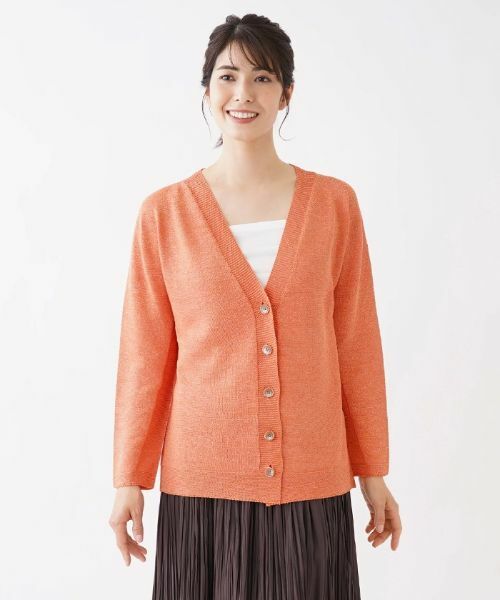 Leilian / レリアン カーディガン・ボレロ | Vネックカーディガン | 詳細4