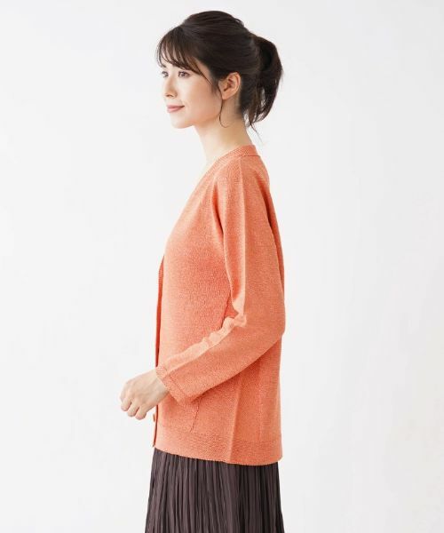 Leilian / レリアン カーディガン・ボレロ | Vネックカーディガン | 詳細5