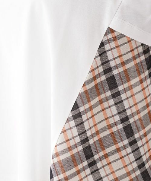 Leilian / レリアン カットソー | 異素材コンビインナー【Leilian：EZUMI】 | 詳細10