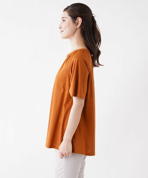 Leilian / レリアン カットソー | フレアライン半袖カットソー【Leilian：EZUMI】 | 詳細5