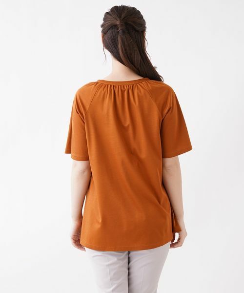 Leilian / レリアン カットソー | フレアライン半袖カットソー【Leilian：EZUMI】 | 詳細6