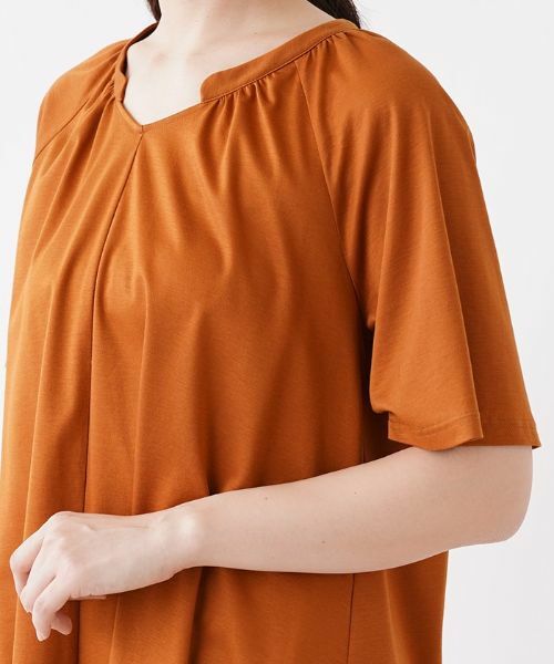 Leilian / レリアン カットソー | フレアライン半袖カットソー【Leilian：EZUMI】 | 詳細8