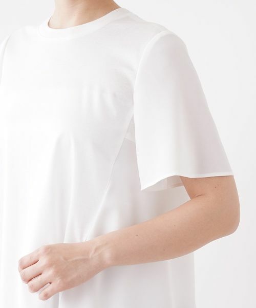 Leilian / レリアン カットソー | レースつき半袖カットソー【Leilian：EZUMI】 | 詳細8