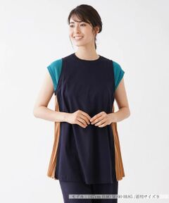 Leilian / レリアン シャツ・ブラウス | サイドプリーツチュニック【Leilian：EZUMI】