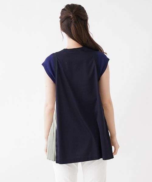 Leilian / レリアン シャツ・ブラウス | サイドプリーツチュニック【Leilian：EZUMI】 | 詳細6