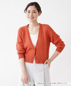 Leilian / レリアン カーディガン・ボレロ | 2ボタンカーディガン【Leilian：EZUMI】
