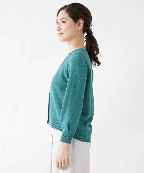 Leilian / レリアン カーディガン・ボレロ | 2ボタンカーディガン【Leilian：EZUMI】 | 詳細5