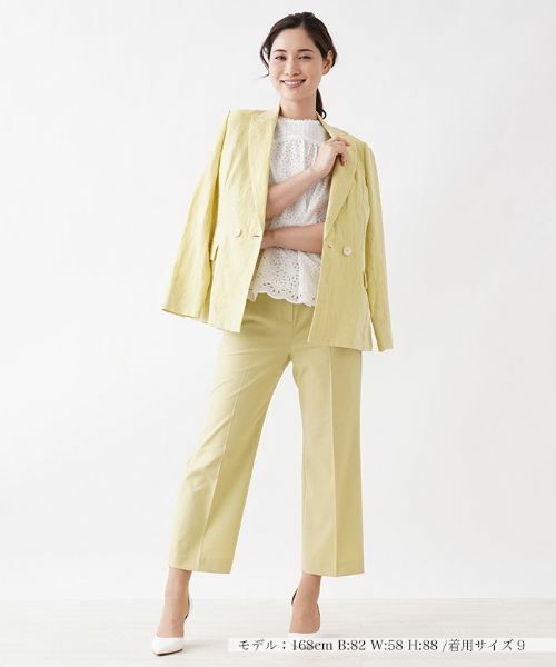 Leilian / レリアン テーラードジャケット | リネンジャケット | 詳細1