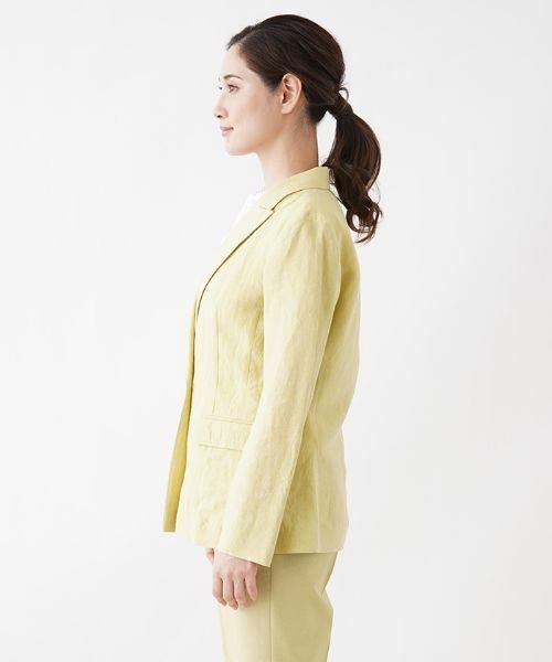 Leilian / レリアン テーラードジャケット | リネンジャケット | 詳細5