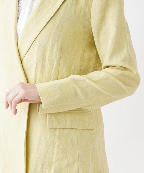 Leilian / レリアン テーラードジャケット | リネンジャケット | 詳細8