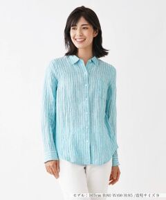 Leilian / レリアン シャツ・ブラウス | 洗える麻ブラウス