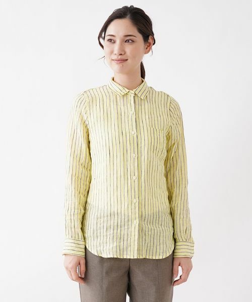 Leilian / レリアン シャツ・ブラウス | 洗える麻ブラウス | 詳細4