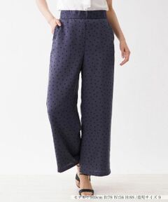 Leilian / レリアン その他パンツ | プリントセミワイドパンツ【my perfect wardrobe】