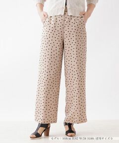 Leilian / レリアン その他パンツ | プリントセミワイドパンツ【my perfect wardrobe】