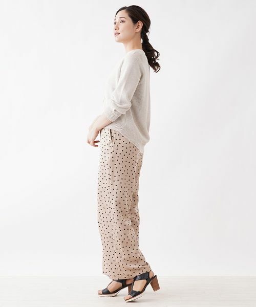 Leilian / レリアン その他パンツ | プリントセミワイドパンツ【my perfect wardrobe】 | 詳細2