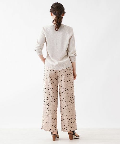 Leilian / レリアン その他パンツ | プリントセミワイドパンツ【my perfect wardrobe】 | 詳細3