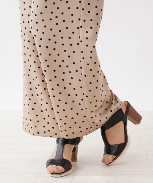 Leilian / レリアン その他パンツ | プリントセミワイドパンツ【my perfect wardrobe】 | 詳細9