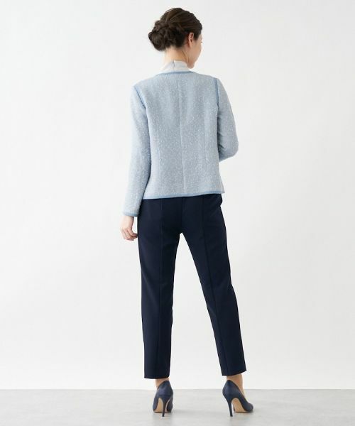 Leilian / レリアン テーラードジャケット | パイピングジャケット | 詳細12