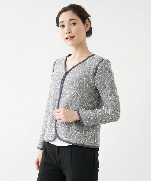 Leilian / レリアン テーラードジャケット | パイピングジャケット | 詳細13