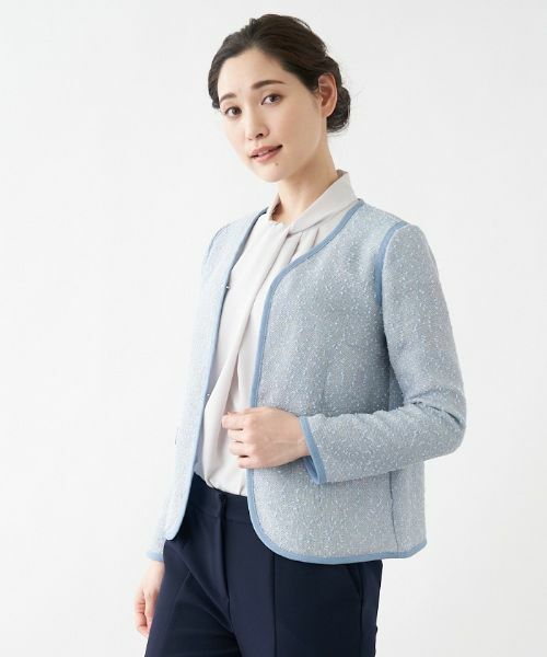 Leilian / レリアン テーラードジャケット | パイピングジャケット | 詳細14