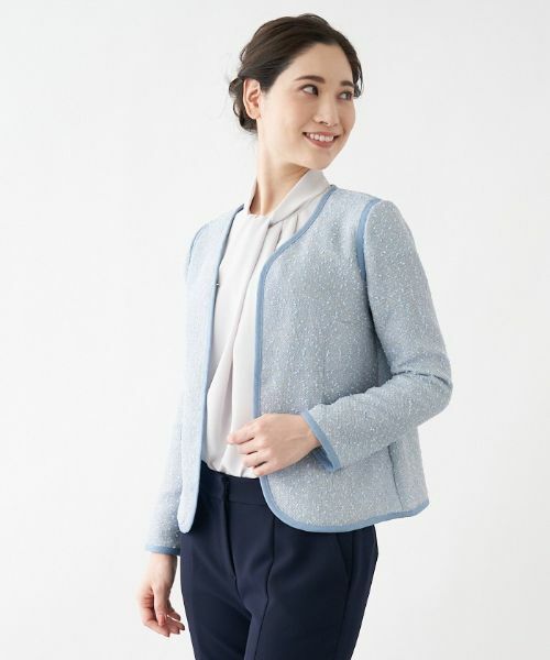Leilian / レリアン テーラードジャケット | パイピングジャケット | 詳細16
