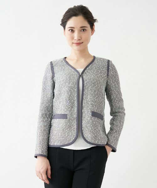 Leilian / レリアン テーラードジャケット | パイピングジャケット | 詳細17