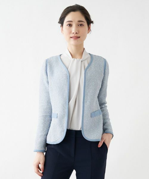 Leilian / レリアン テーラードジャケット | パイピングジャケット | 詳細18