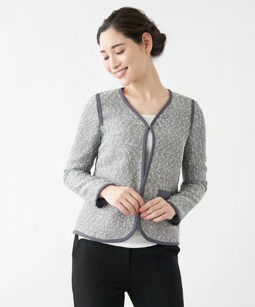 Leilian / レリアン テーラードジャケット | パイピングジャケット | 詳細19