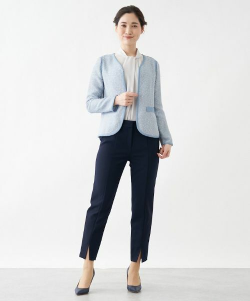 Leilian / レリアン テーラードジャケット | パイピングジャケット | 詳細6