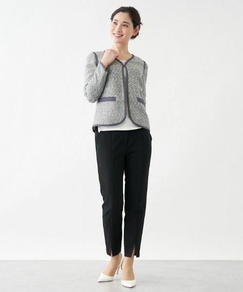 Leilian / レリアン テーラードジャケット | パイピングジャケット | 詳細7