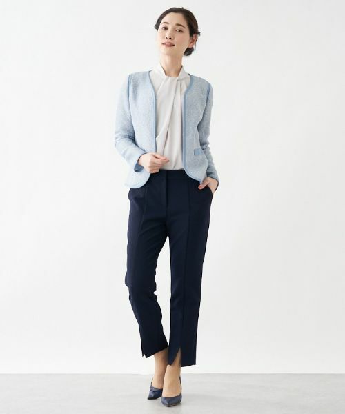 Leilian / レリアン テーラードジャケット | パイピングジャケット | 詳細8